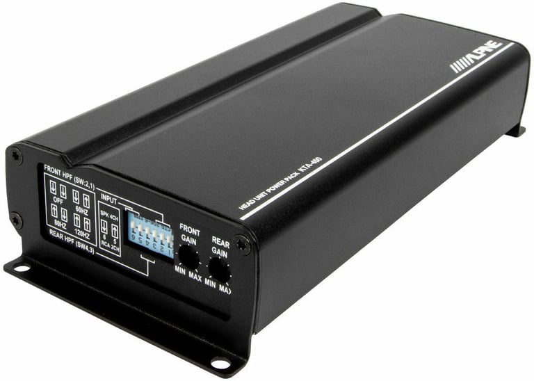 Alpine iLX-407 + Alpine KTA-450 Power Pack Amplifier Image 2