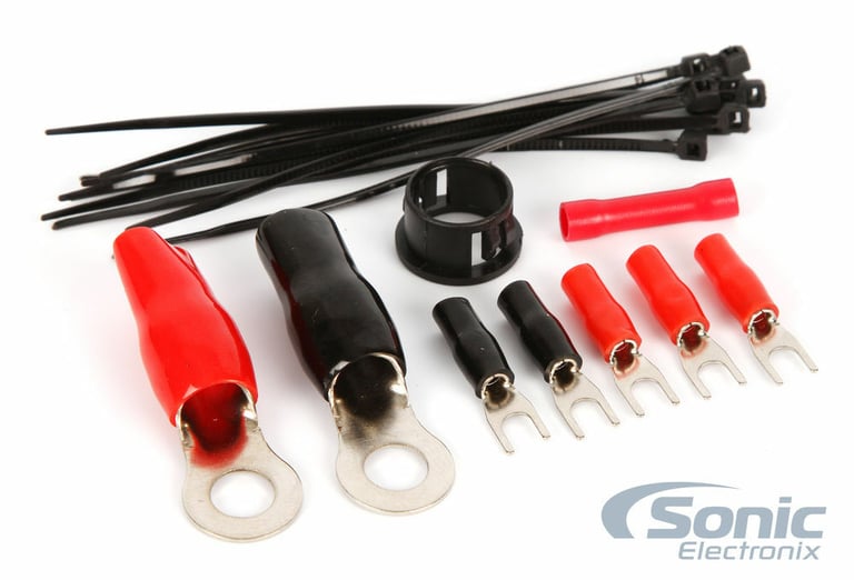 Planet Audio MB2200.5D + Belva 4 Gauge Amp Wiring Kit Image 8