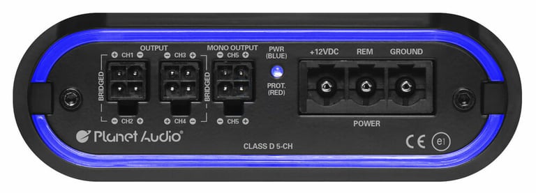 Planet Audio MB2200.5D + Belva 4 Gauge Amp Wiring Kit Image 12