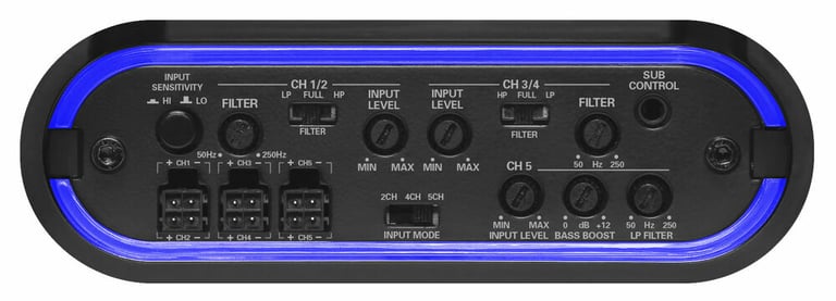 Planet Audio MB2200.5D + Belva 4 Gauge Amp Wiring Kit Image 11