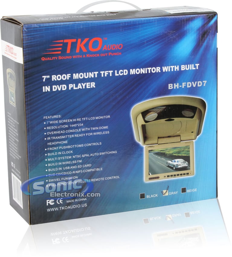 TKO Audio BH-FDVD7 (Gray) Image 8