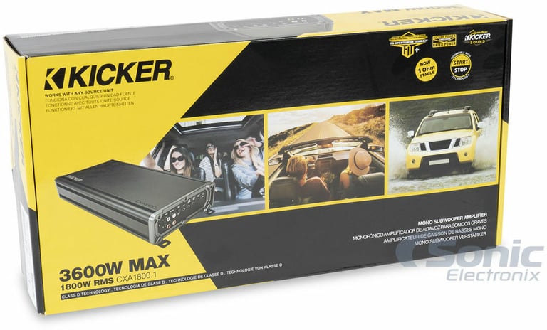 Kicker 46CXA18001 with Amplifier Wiring Kit Image 9