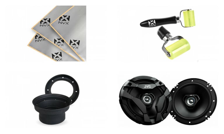 JVC CS-DF620 with Speaker Installation Kit Image 1