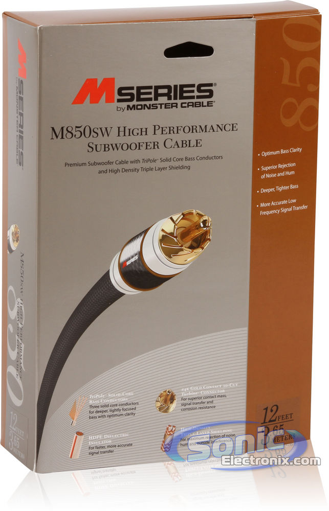 Monster Cable High Performance Subwoofer Cable (M850 SW-12) Image 6