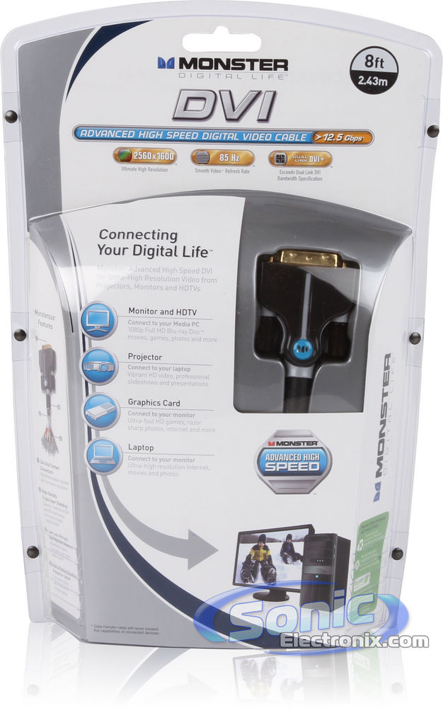 Monster Cable DVI Monitor Cable (DL DVI AS-8) Image 3