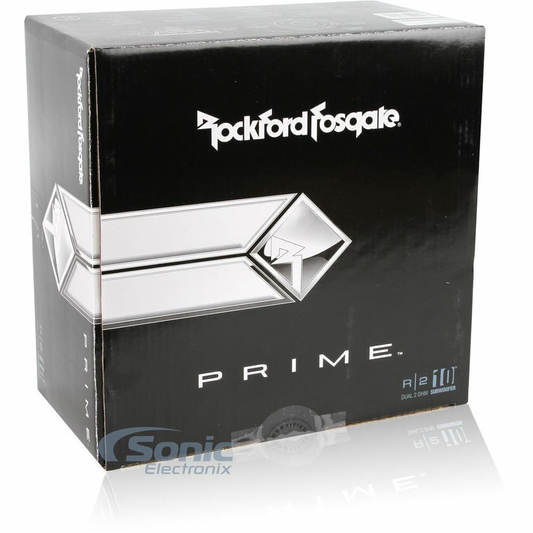 (2) Rockford Fosgate Prime R2D2-10 Subs + Atrend 10" Vented Dual Sub Enclosure Image 6