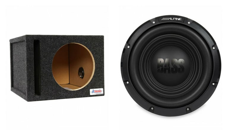 Alpine W10S4 with Ported Enclosure Image 1
