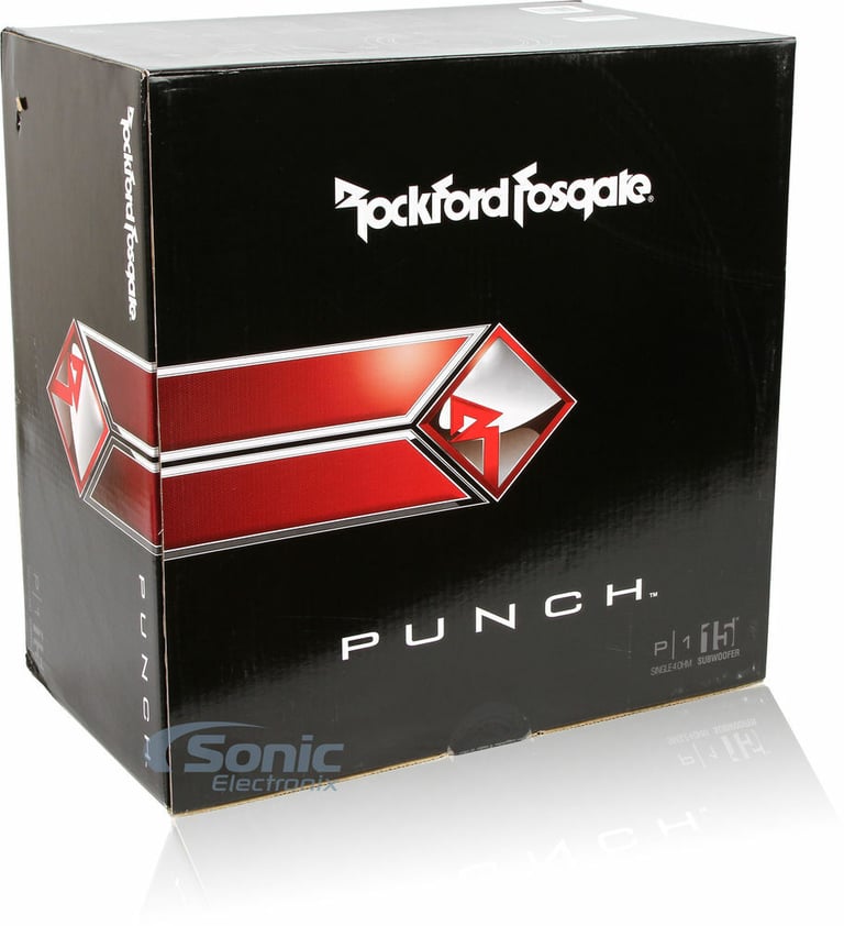 Rockford Fosgate Punch P1S4-15 Sub + Atrend 15SQV 15" Vented Sub Enclosure Image 15