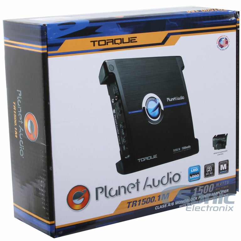 Planet Audio TR1500.1M Amplifier with Amplifier Wiring Kit Image 19
