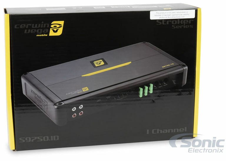 Cerwin Vega S9750.1D with Amplifier Wiring Kit Image 20