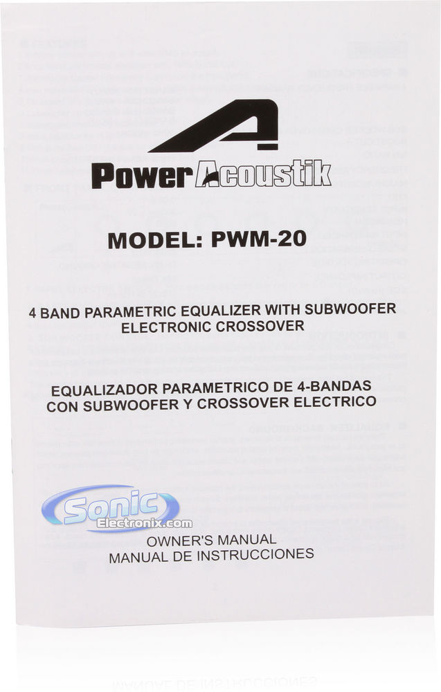 Power Acoustik PWM-20 R/B Image 4