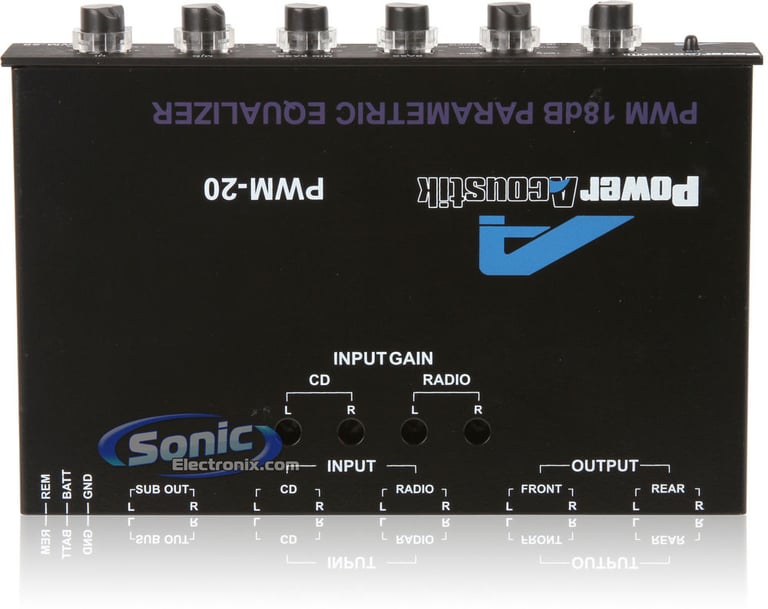 Power Acoustik PWM-20 R/B Image 2