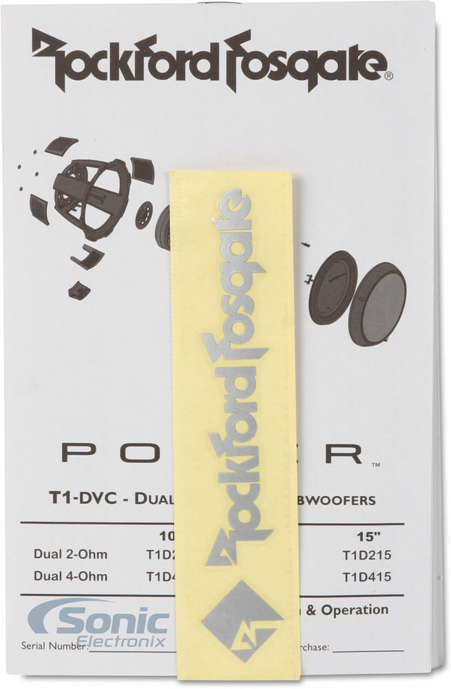 Rockford Fosgate Power T1D415 + Free $150 Gift Card Image 12