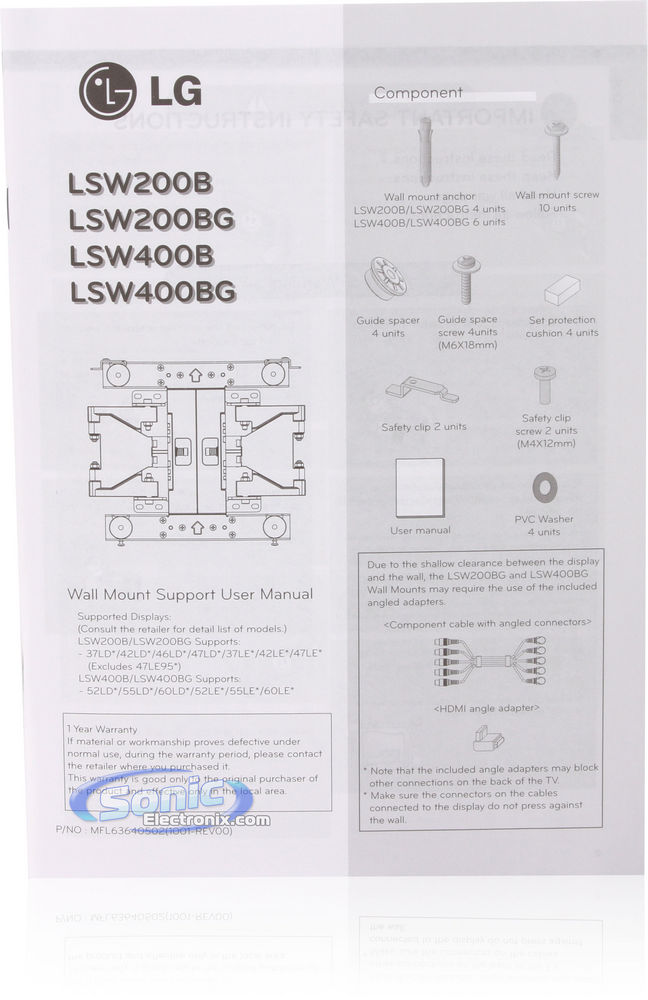 LG LSW200BG Image 9