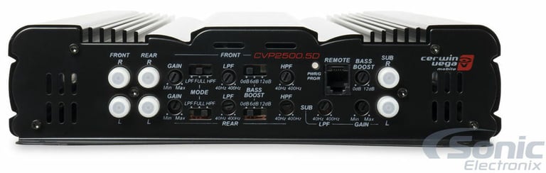 Cerwin Vega CVP2500.5D with Belva 4 Gauge Amp Kit Image 14