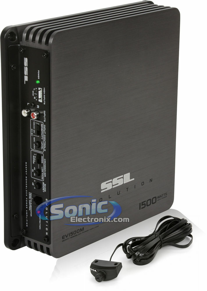 Sound Storm Labs (SSL) EV1500M Amplifier + Belva 1/0 Gauge Amp Kit Image 2