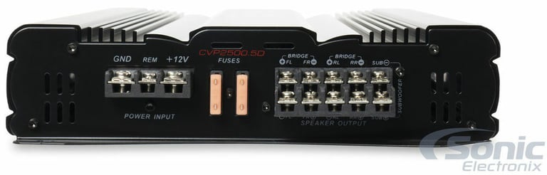 Cerwin Vega CVP2500.5D with Belva 4 Gauge Amp Kit Image 15