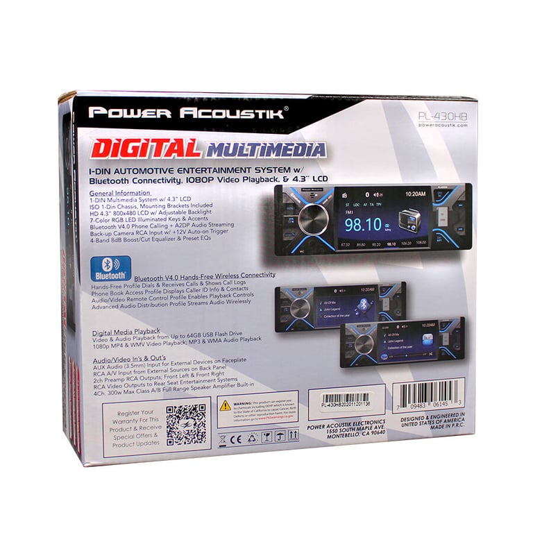 Power Acoustik PL‐430HB Image 7