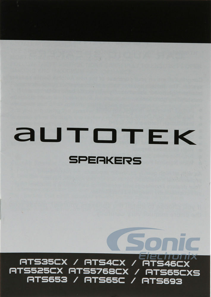 Autotek ATS653 (Lightly Used) Image 7