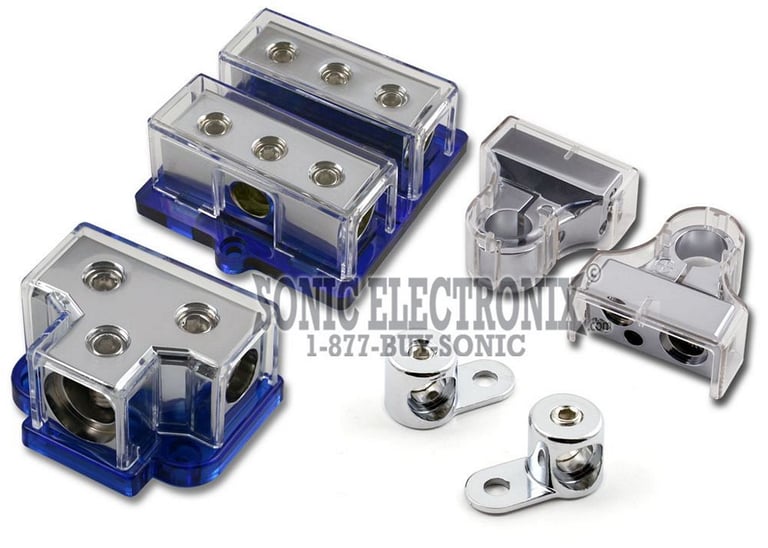 Lanzar OPTIKITCAP0 0 Gauge Dual Amp Kit + 2.4F Capacitor Image 3