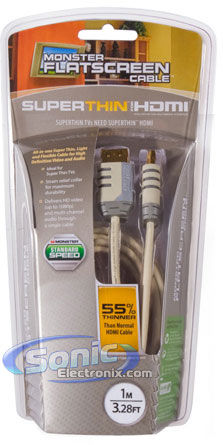 Monster Cable FlatScreen Super Thin HDMI Cable (FS HD SSST-4M) Image 2