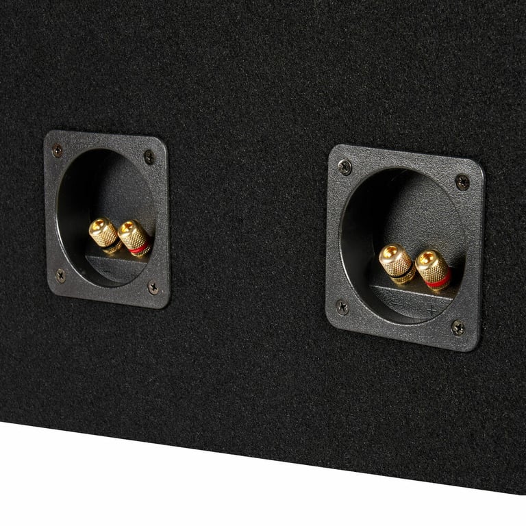 Hifonics HFX12D4BK Subwoofer + NVX XMDFP122 Ported Dual 12" Subwoofer Enclosure Image 12