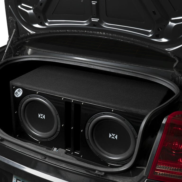 NVX NSW124v2 + NVX XMDFS121 Sealed Single 12" Subwoofer Enclosure Image 7