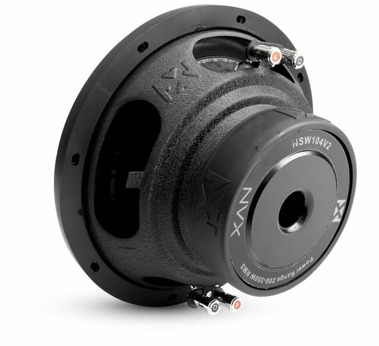 NVX NSW104V2 + NVX XMDFS101 Sealed Single 10" Subwoofer Enclosure Image 4