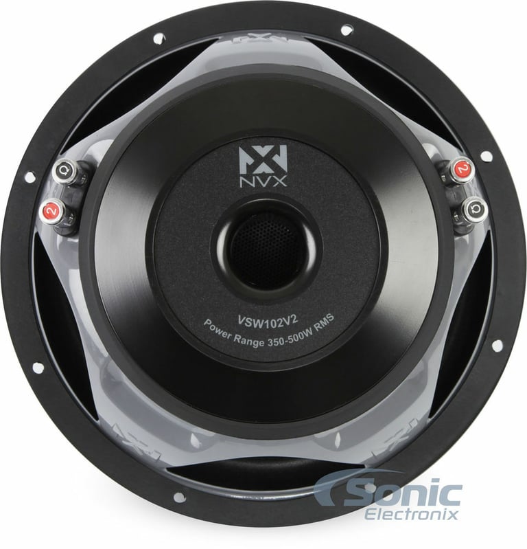NVX VSW102v2 with Sealed Subwoofer Enclosure Image 7