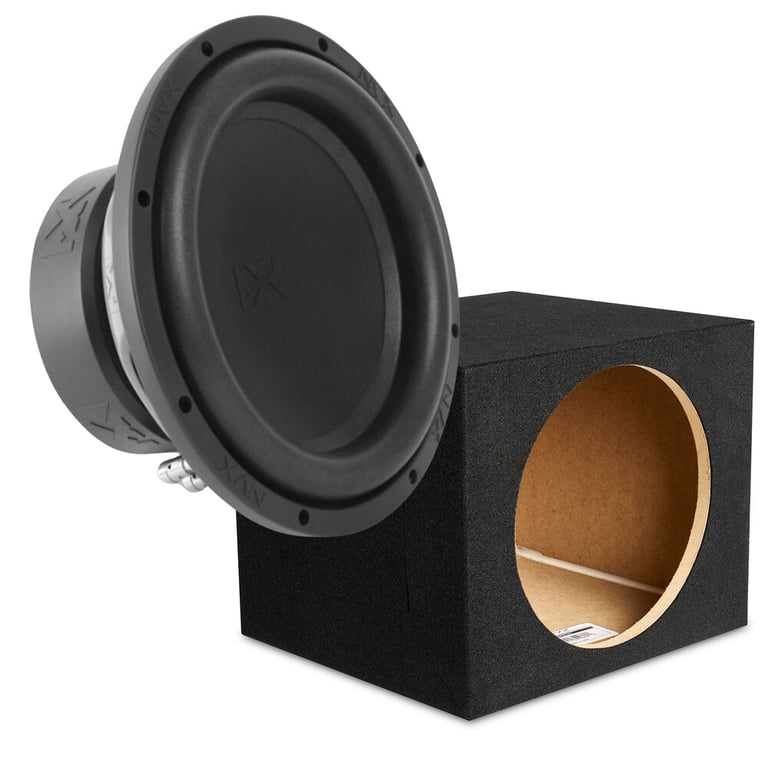 NVX VSW102v2 with Sealed Subwoofer Enclosure Image 1