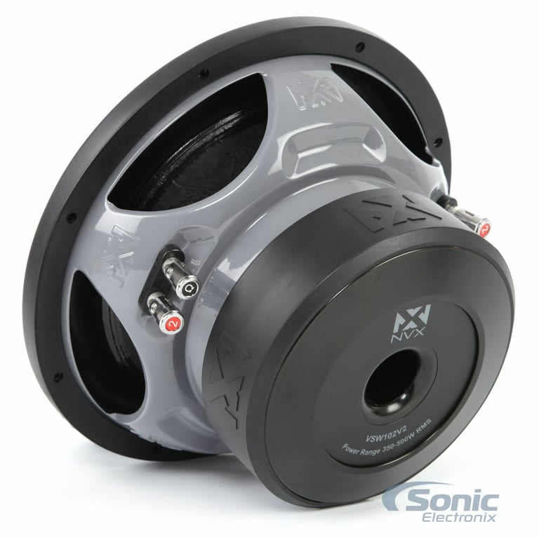 NVX VSW102v2 with Sealed Subwoofer Enclosure Image 5