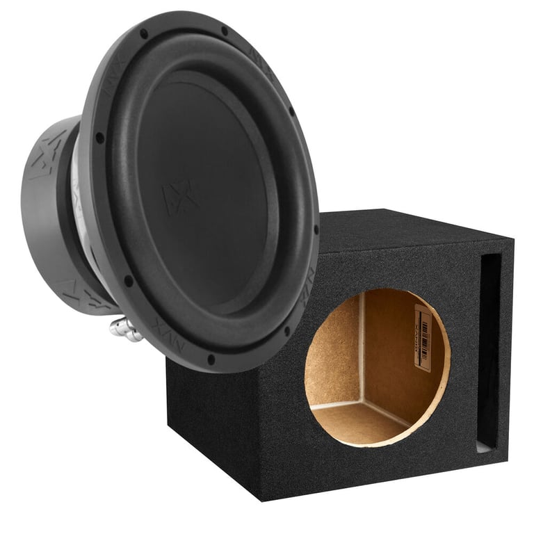 NVX VSW102v2 with Ported Subwoofer Enclosure Image 1