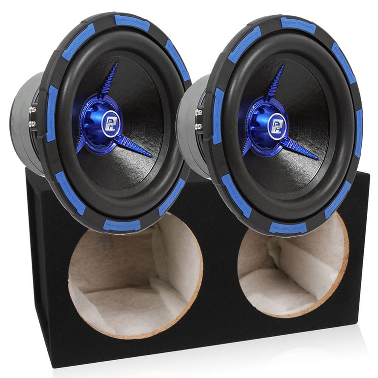 Power Acoustik MOFOS-12D4 12" MOFO Subwoofer + Dual 12" Sealed Enclosure Image 1