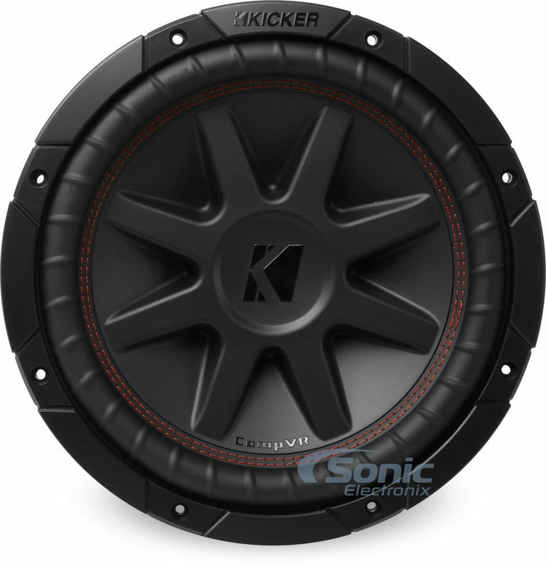 Kicker CompVR CVR104 + NVX XMDFS101 Sealed Single 10" Subwoofer Enclosure Image 3