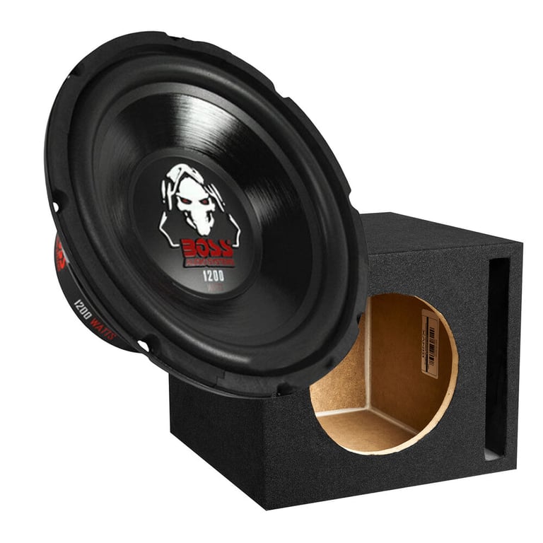 Boss P10SVC + NVX XMDFP101 Ported Single 10" Enclosure Image 1