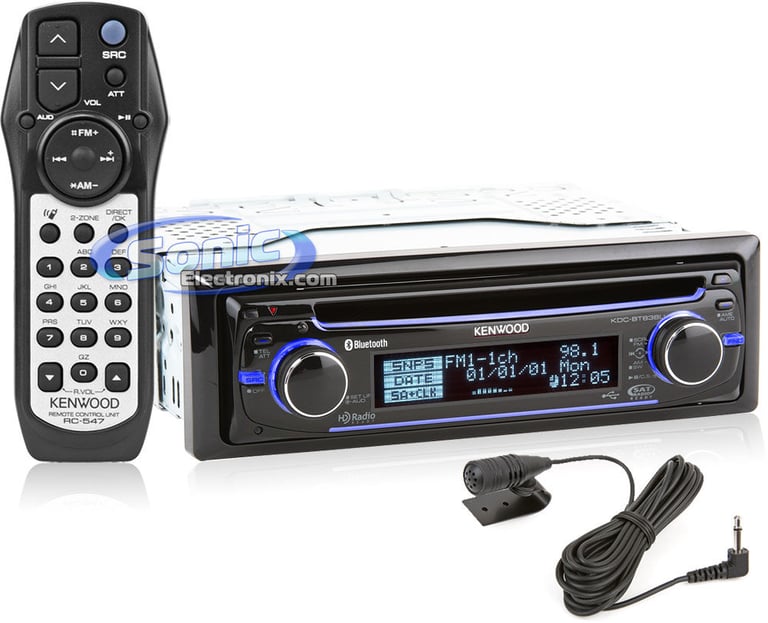Open Box Kenwood KDC-BT838U Image 8