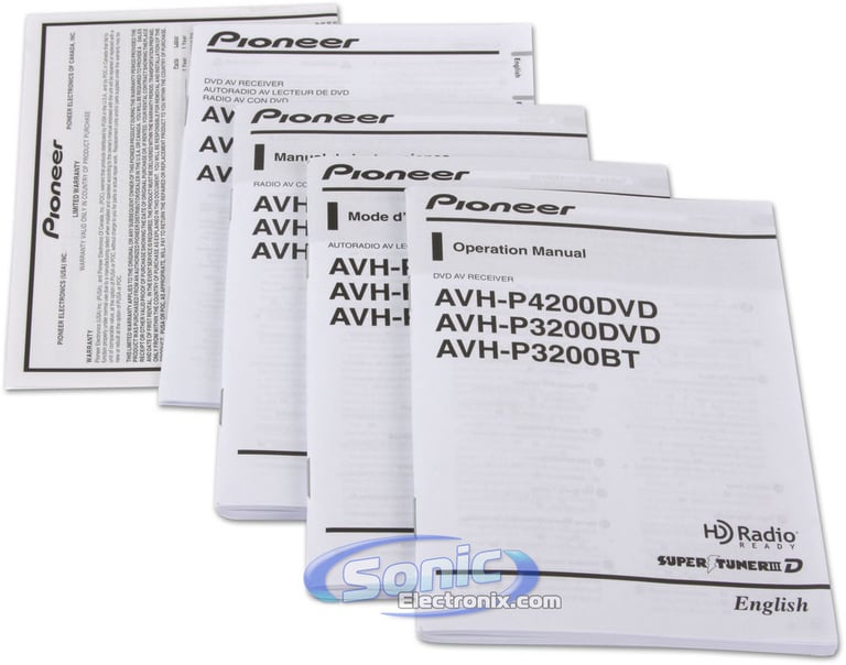 Pioneer AVH-P3200DVD Navigation Package Image 6