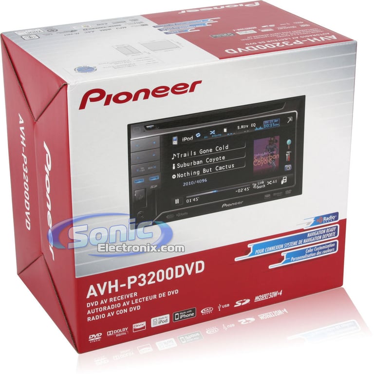 Pioneer AVH-P3200DVD Navigation Package Image 7