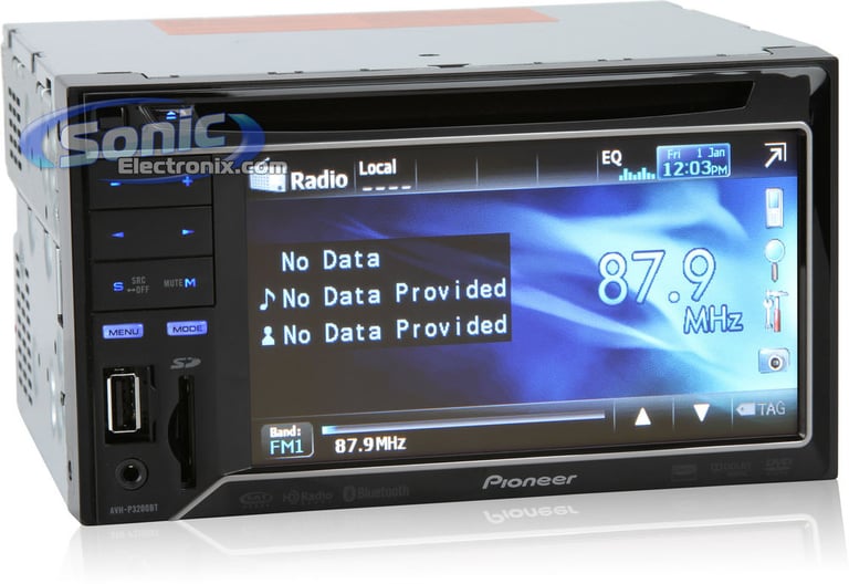 Pioneer AVH-P3200BT & AVIC-U220 Navigation Package Image 2