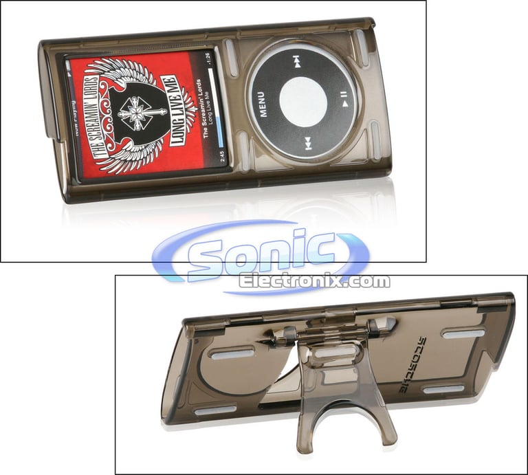 Scosche switchKASE Smoke  kickBACK (IN4SCBK) iPod Case with tightGRIP Image 4