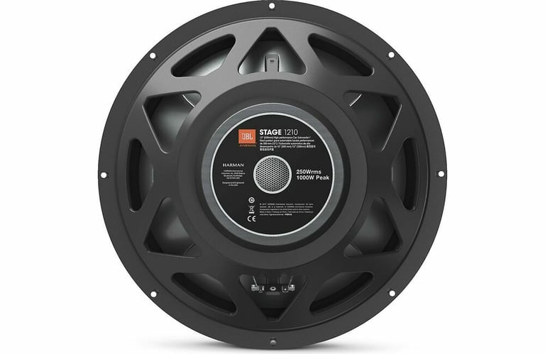 JBL Stage 1210 12" Subwoofer + NVX XMDFS121 Sealed 12" Enclosure Image 3