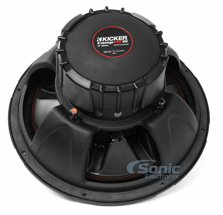 Kicker CompVR CVR152 (43CVR152) + Belva MDFS15 15" Sealed Enclosure Image 7