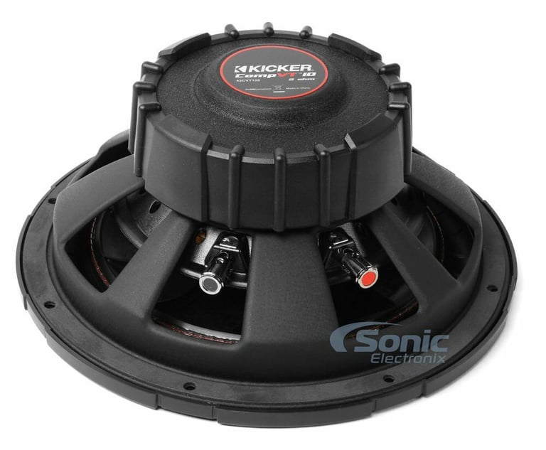 Kicker CompVT CVT102 (43CVT102) + NVX Sealed 10" Subwoofer Enclosure Image 6