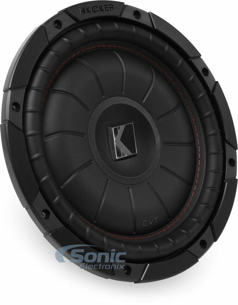 Kicker CompVT CVT102 (43CVT102) + NVX Sealed 10" Subwoofer Enclosure Image 3