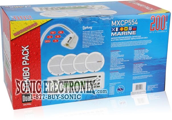 Dual MXCP554 (Combo: Marine Radio + 6-1/2" Speakers) Image 9