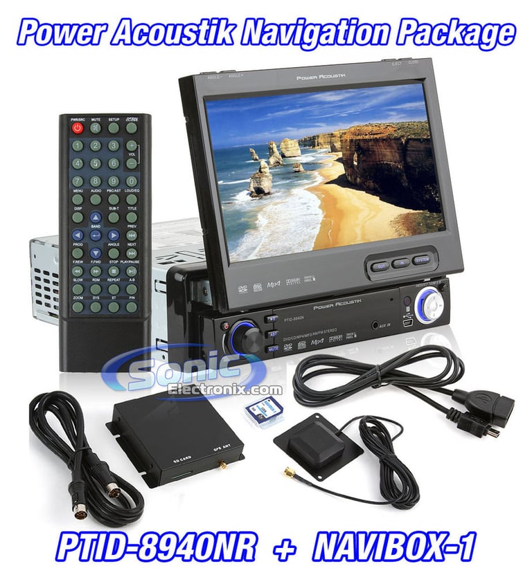 Power Acoustik PTID-8940NR + NAVIBOX-1 Navigation Package Image 1