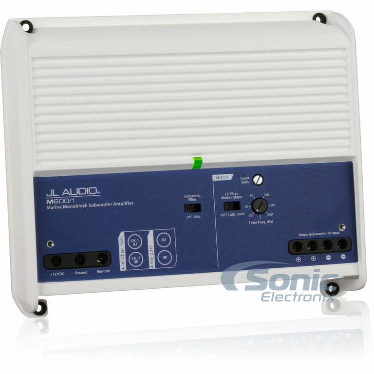 JL Audio M600/1 Amplifier (Open-Box, Like-New, Damaged Packaging) Image 3