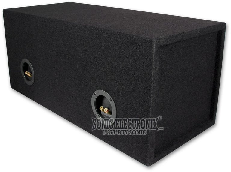 Dual 10" PORTED MDF Subwoofer Enclosure Image 2