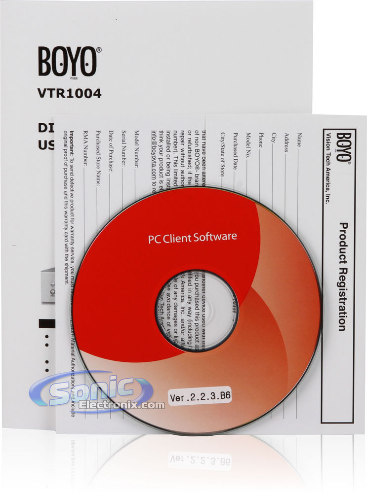 BOYO Vision VTR1004 Image 8