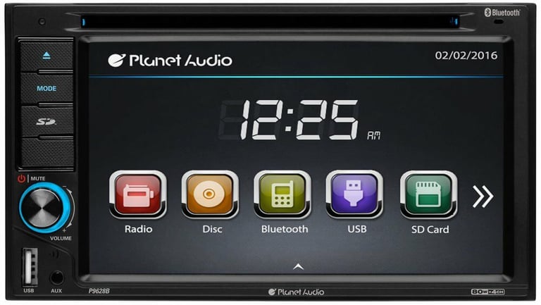 Planet Audio P9628B Double-DIN DVD Receiver with Free Backup Camera Image 5